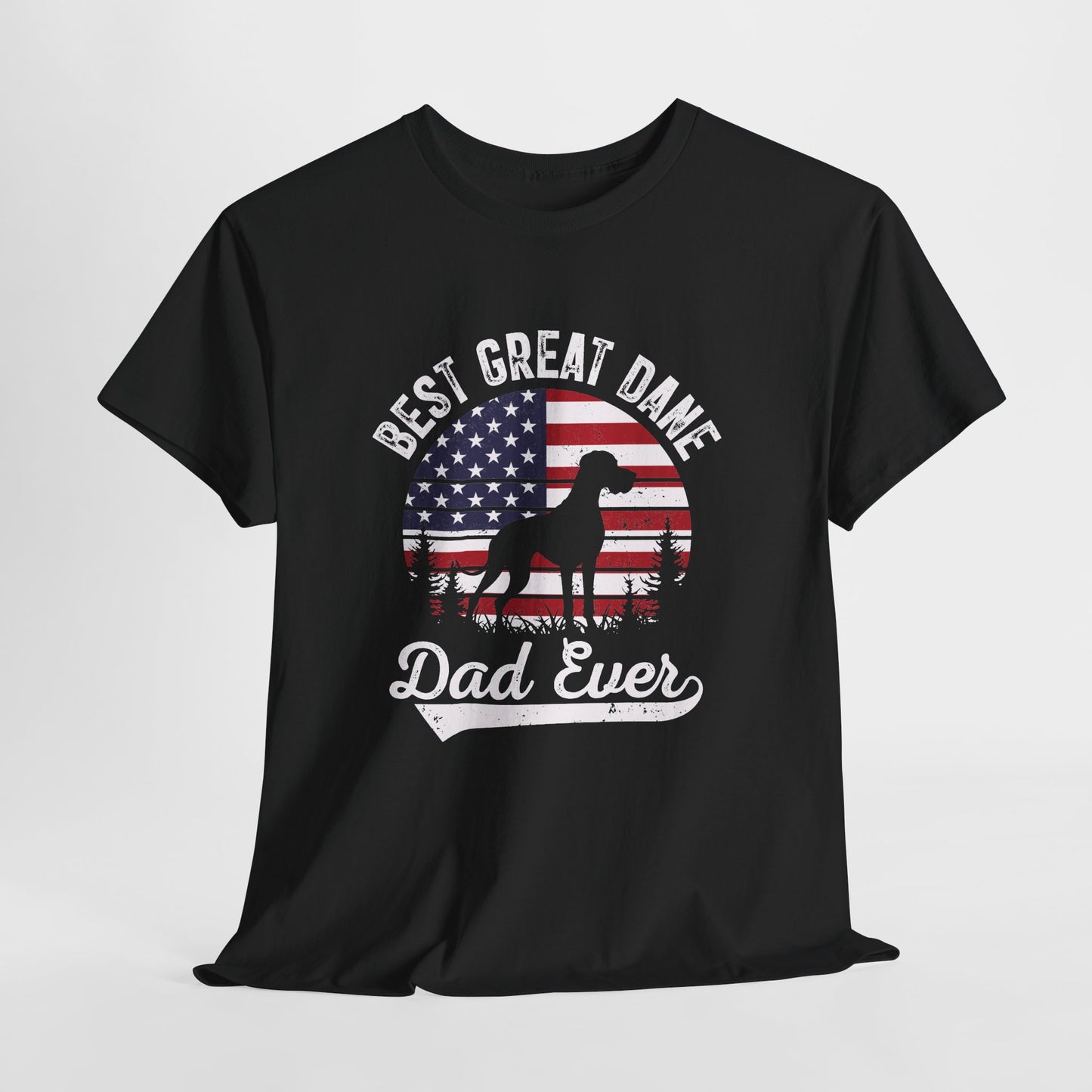Best Great Dane Dad Ever t-shirt, additional product view