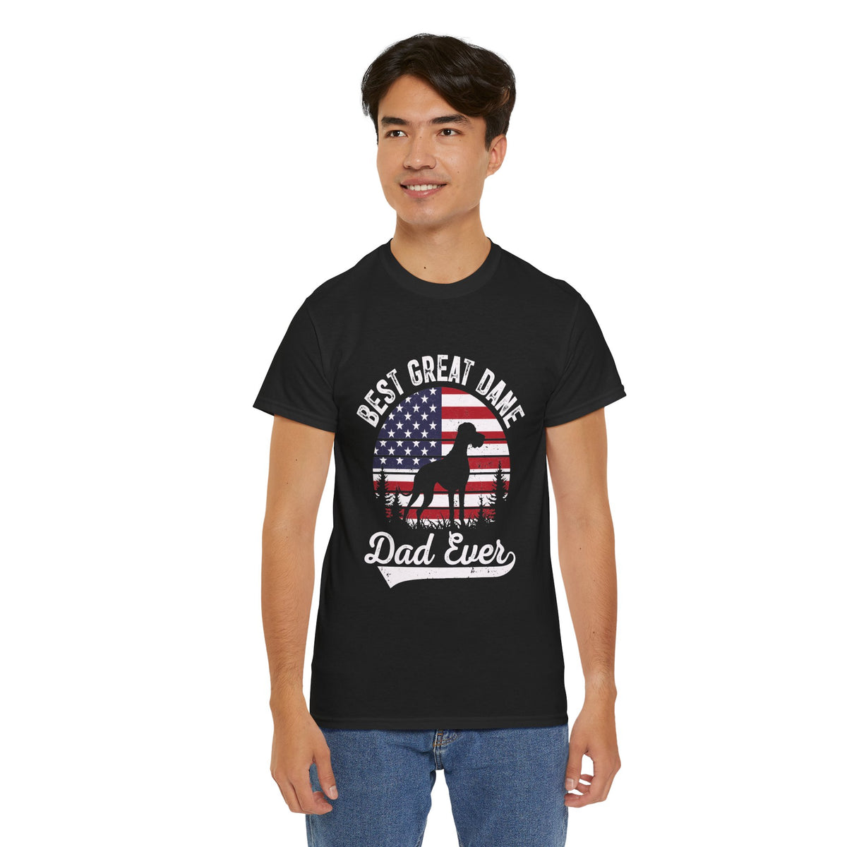 Best Great Dane Dad Ever t-shirt, additional product view