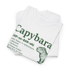 Capybara Definition Funny T-Shirt, folded