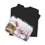 Capybara With Christmas Present T-Shirt, folded