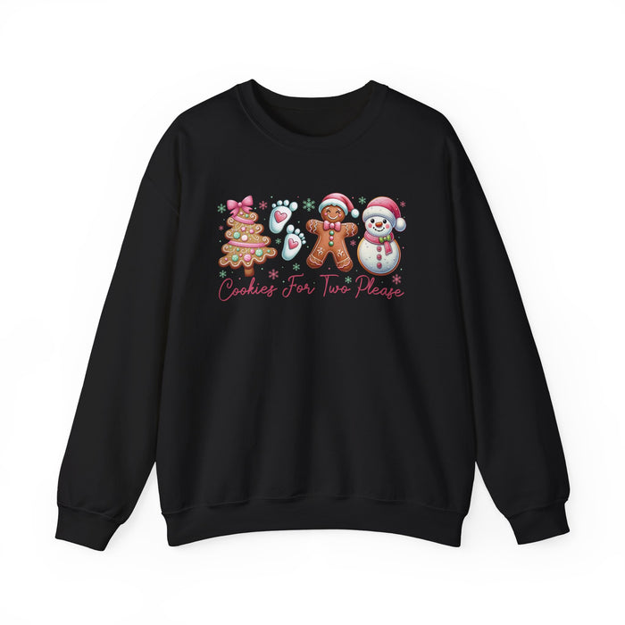 Cookies For Two Please Christmas Sweatshirt