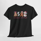Cookies For Two Please Christmas T-Shirt, hanging