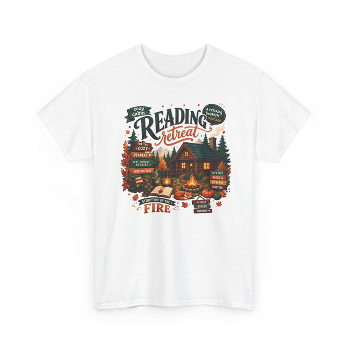 Cozy Cabin Reading Retreat T-Shirt