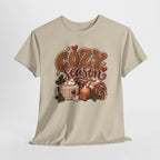 Cozy Season T-Shirt, flat lay