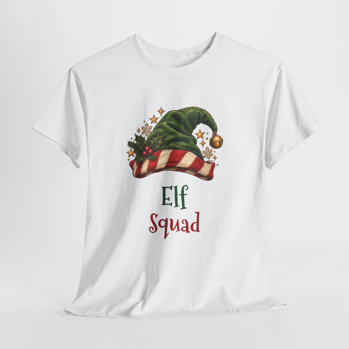 Elf Squad T-Shirt, flat lay