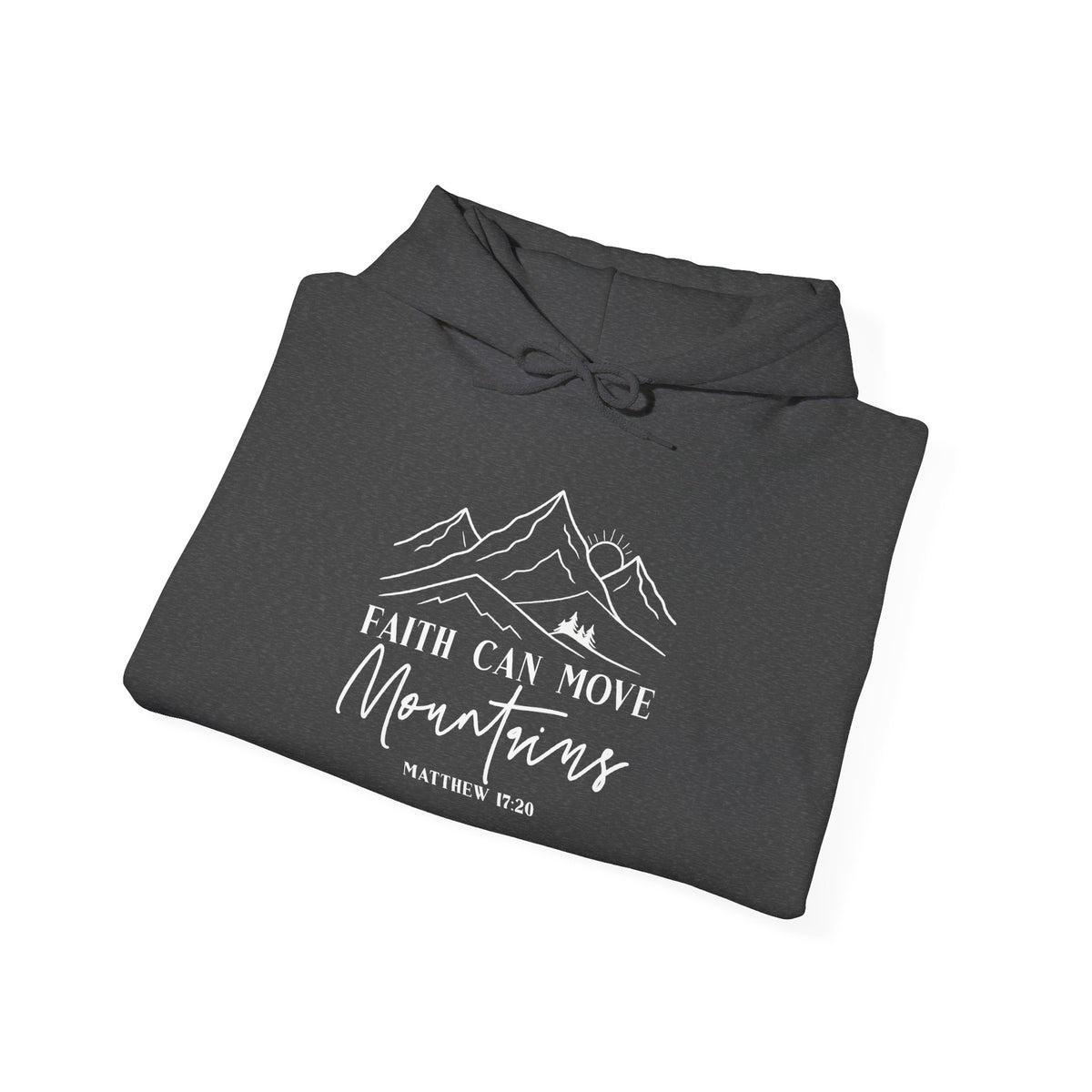 Faith Can Move Mountains hoodie, additional product view