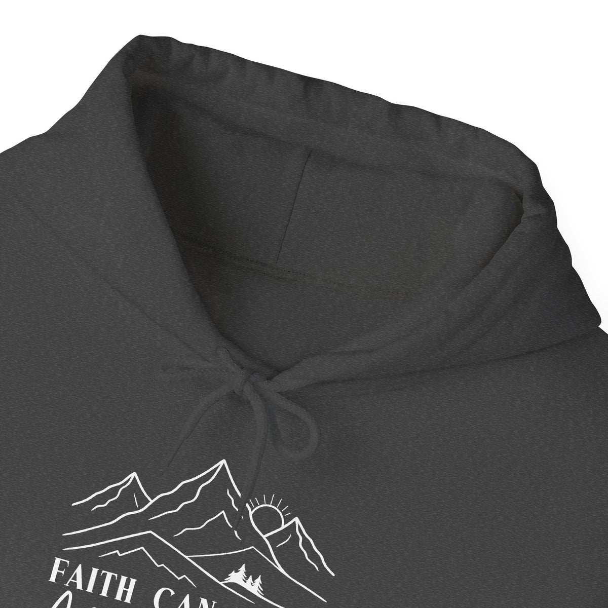 Faith Can Move Mountains hoodie, additional product view