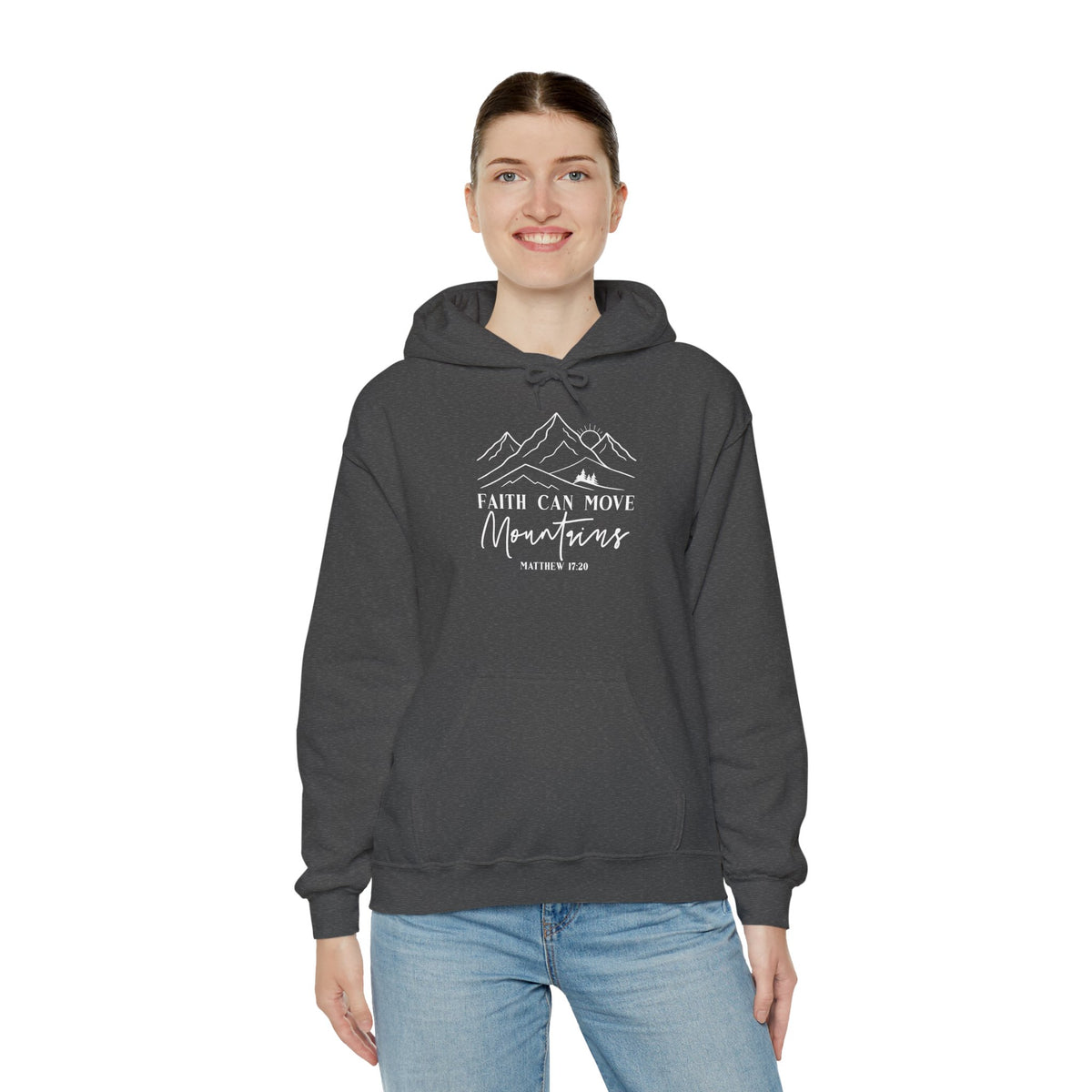 Faith Can Move Mountains hoodie, additional product view