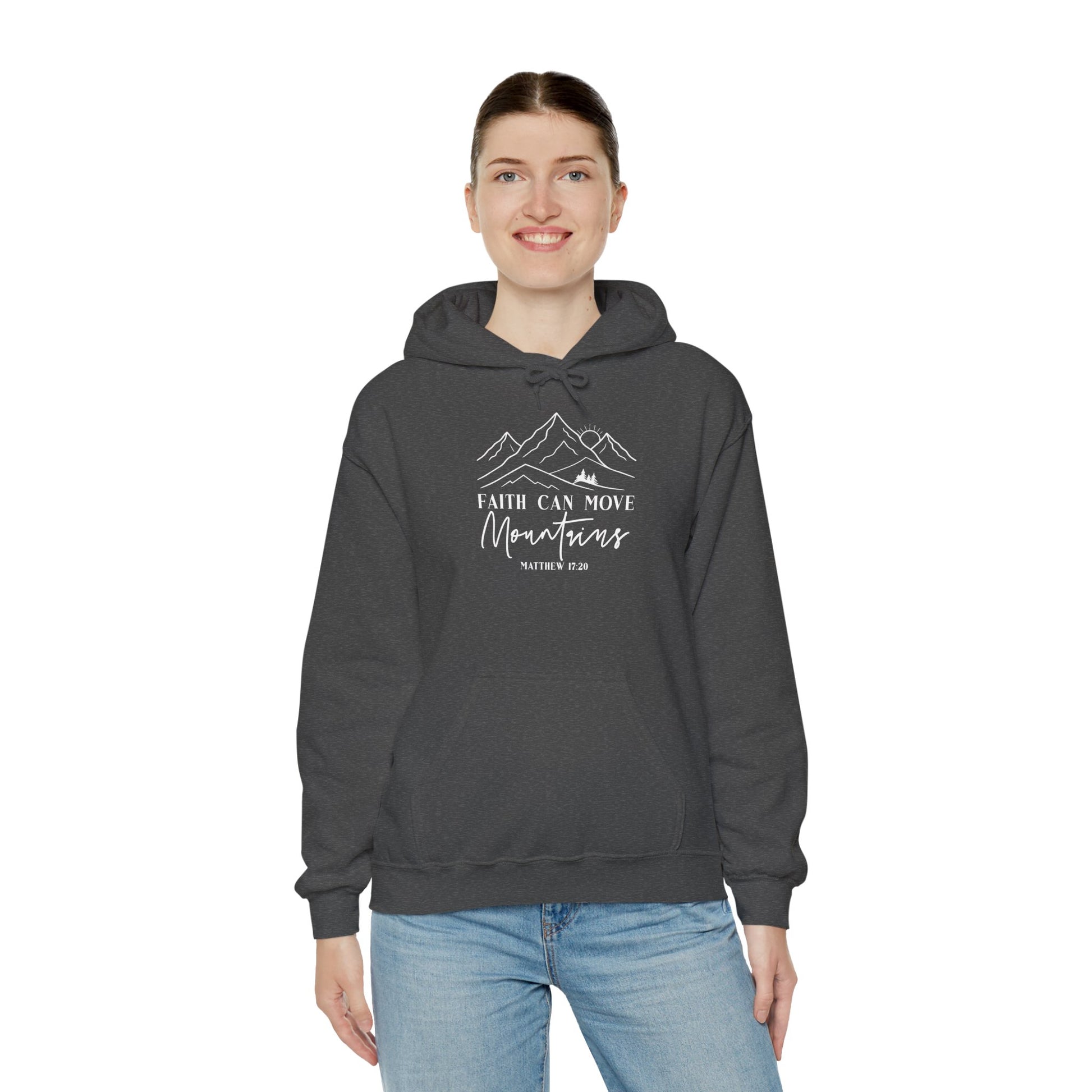 Faith Can Move Mountains hoodie, additional product view