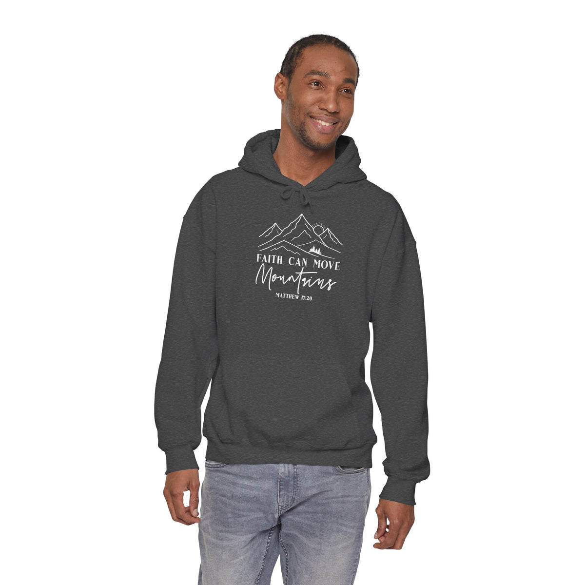 Faith Can Move Mountains hoodie, additional product view