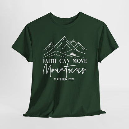 Faith Can Move Mountains t-shirt, additional product view