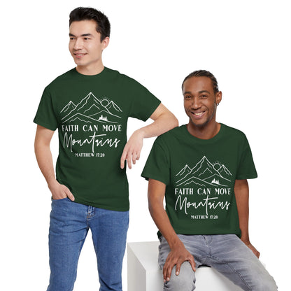Faith Can Move Mountains t-shirt, additional product view