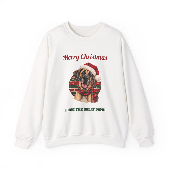 Fawn Great Dane Christmas Sweatshirt