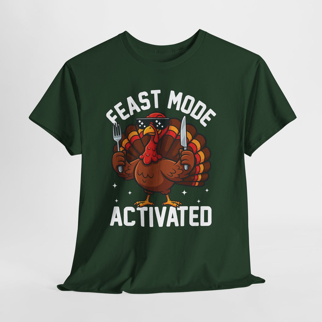 Feast Mode Activated T-Shirt, flat lay