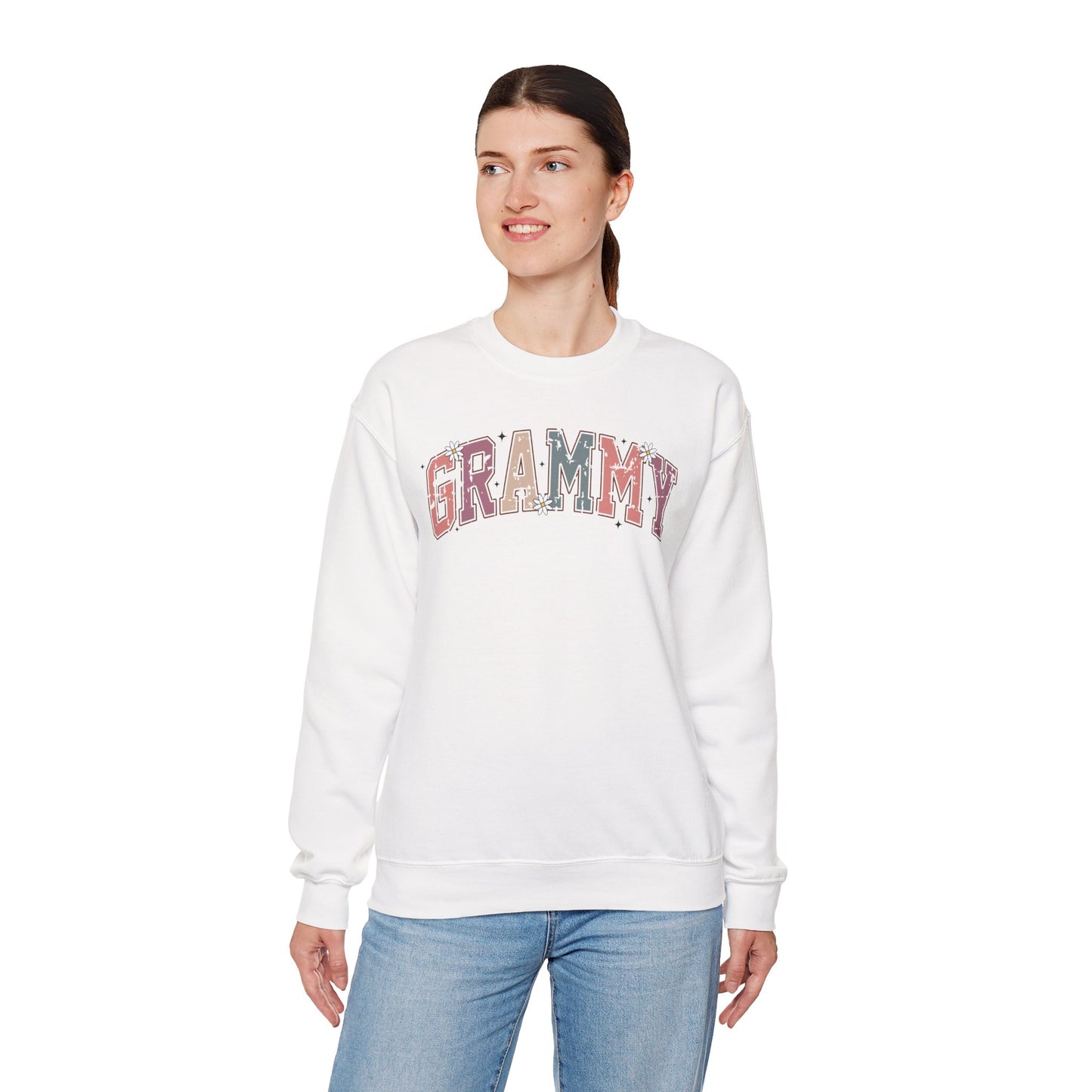 Grammy retro daisy sweatshirt, additional product view