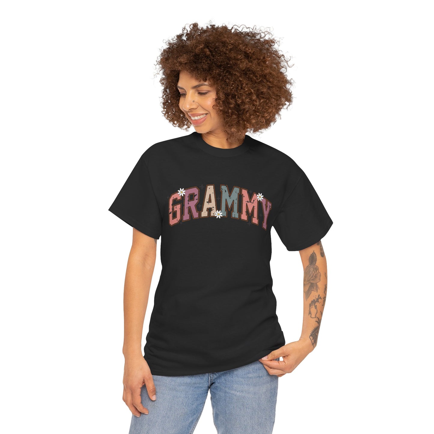 Grammy retro daisy t-shirt, additional product view