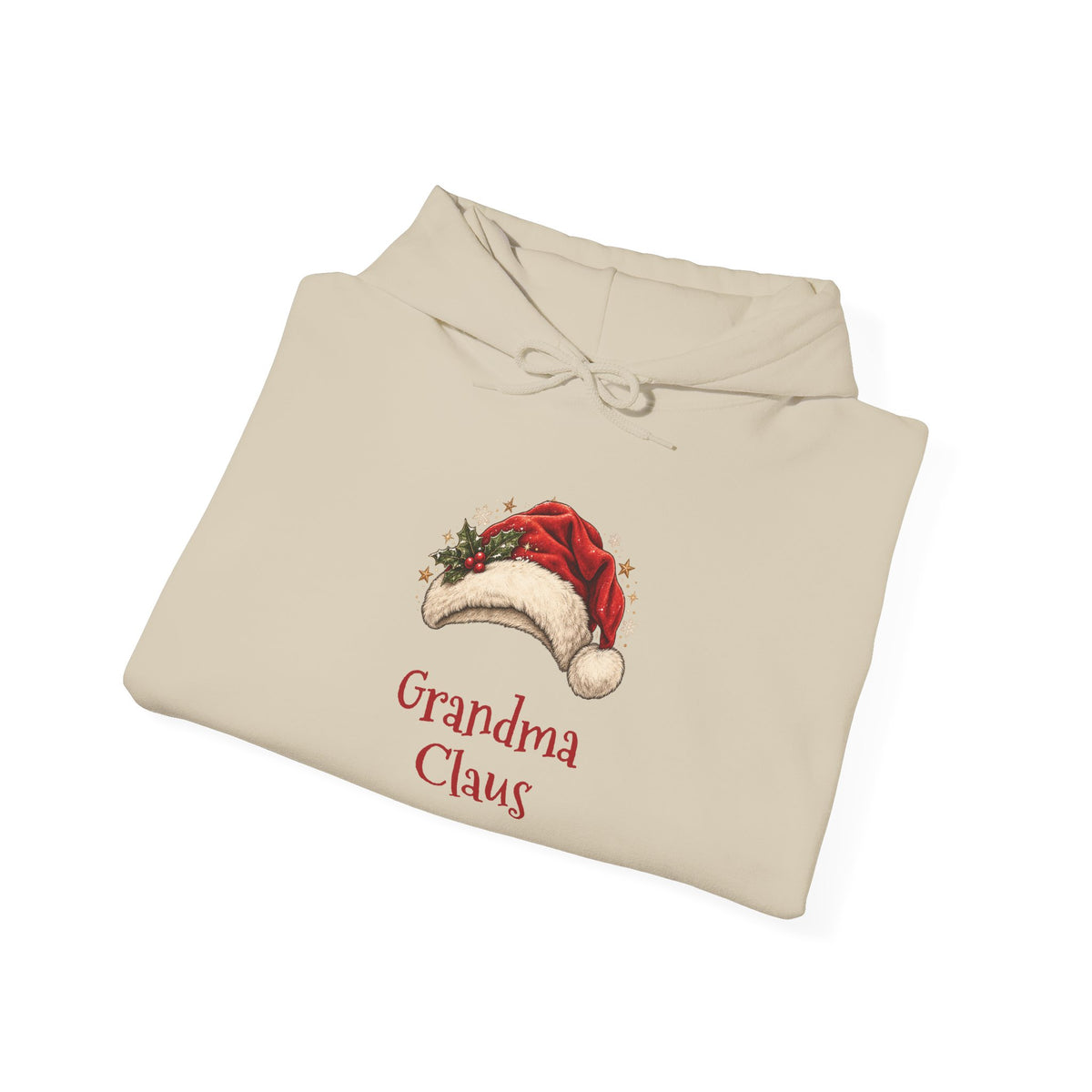 Grandma Claus Hoodie, folded