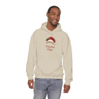 Man wearing the Grandma Claus Hoodie