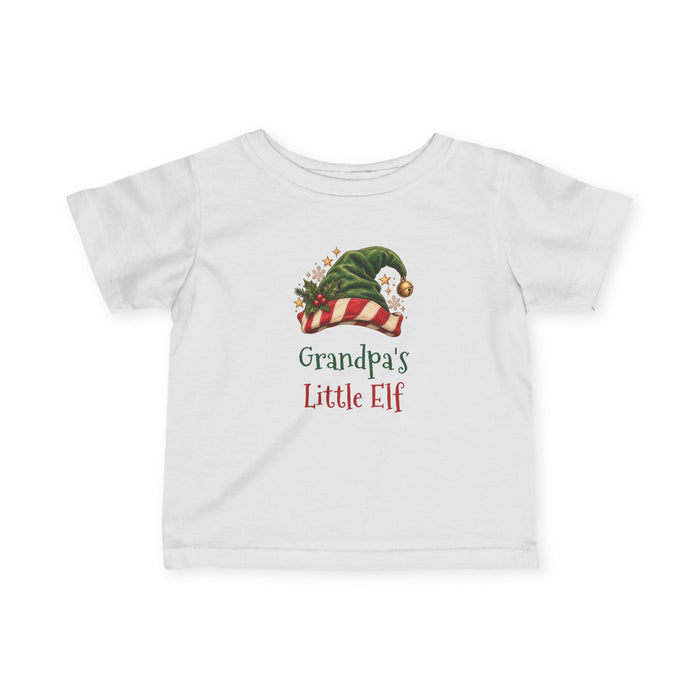 Grandpa's Little Elf Baby T-Shirt