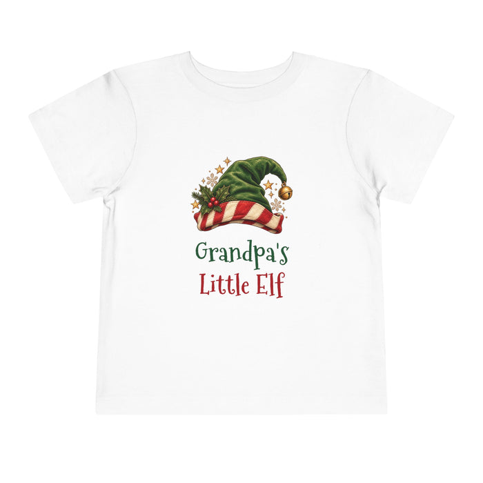 Grandpa's Little Elf Toddler T-Shirt