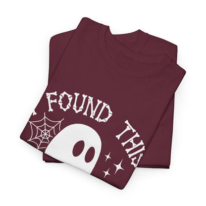 I Found This Humerus ghost t-shirt, folded detail