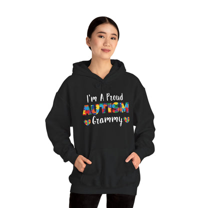 I'm A Proud Autism Grammy hoodie, additional product view