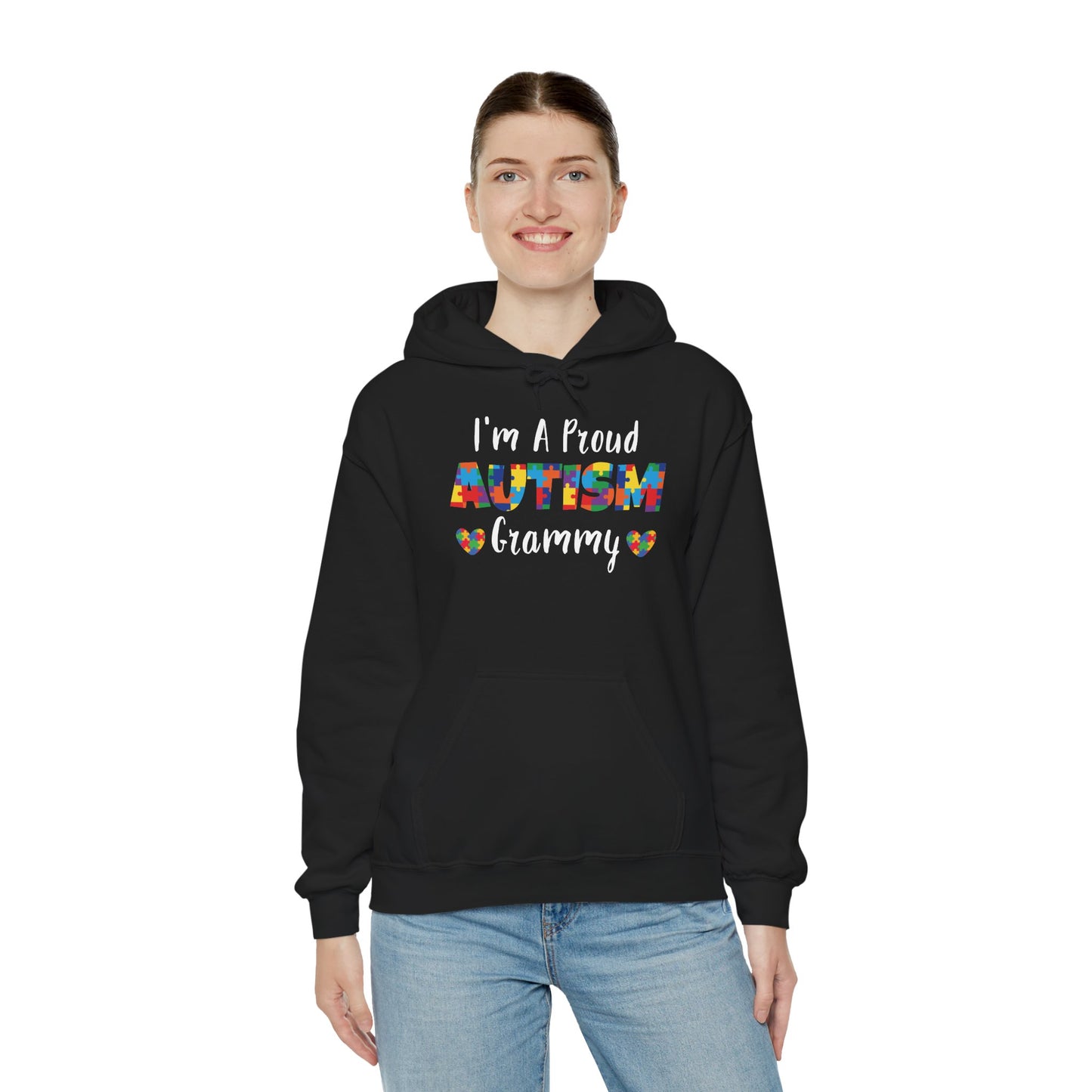 I'm A Proud Autism Grammy hoodie, additional product view