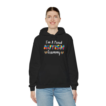 I'm A Proud Autism Grammy hoodie, additional product view