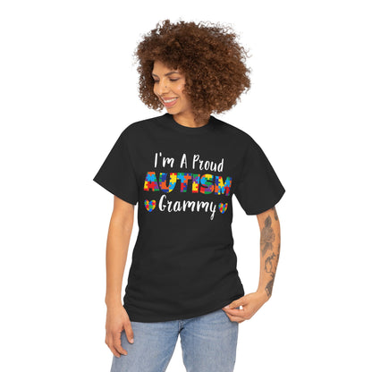I'm A Proud Autism Grammy t-shirt, additional product view