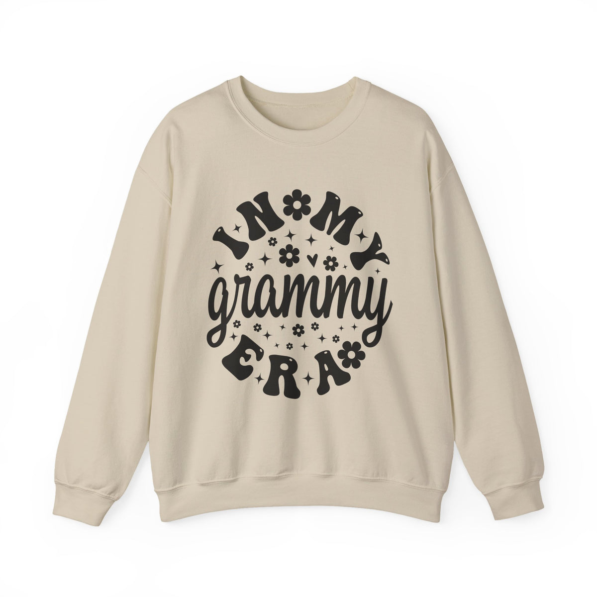 Sand In My Grammy Era retro daisy sweatshirt, front view