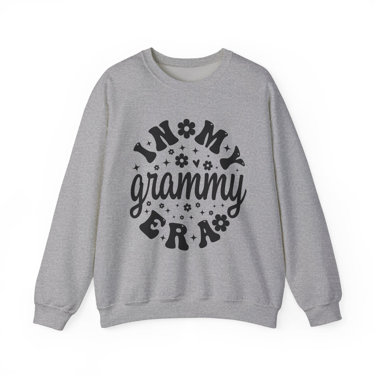Sport Grey In My Grammy Era retro daisy sweatshirt, front view