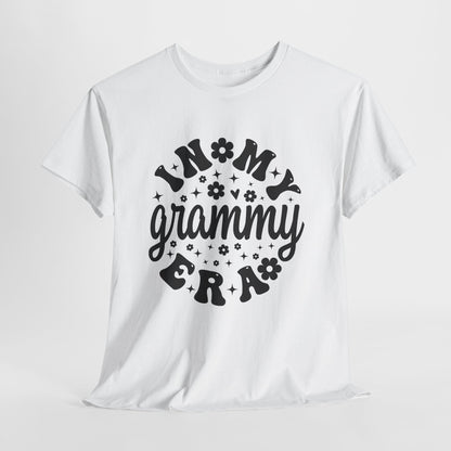 In My Grammy Era retro daisy t-shirt, flat lay