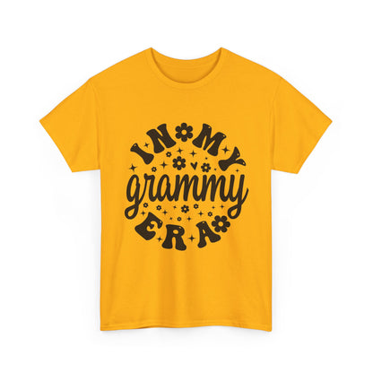 Gold In My Grammy Era retro daisy t-shirt, front view