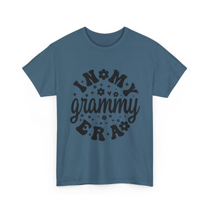 Indigo Blue In My Grammy Era retro daisy t-shirt, front view