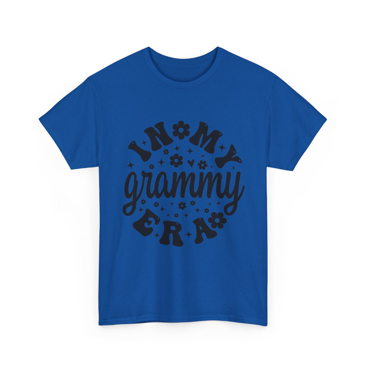 Royal In My Grammy Era retro daisy t-shirt, front view