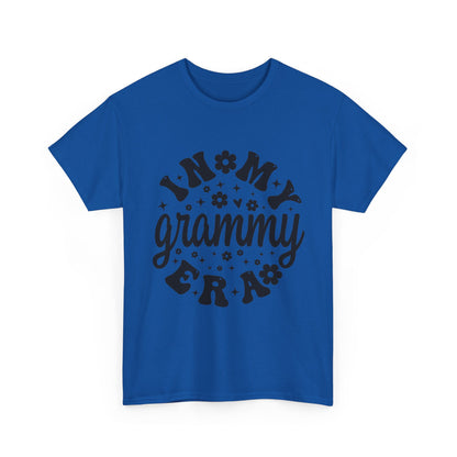 Royal In My Grammy Era retro daisy t-shirt, front view