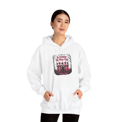 In October We Wear Pink witches hoodie, additional product view