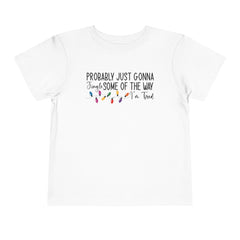 Jingle Some Of The Way Funny Christmas Toddler T-Shirt