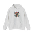 Ash Just a Girl Who Loves Golden Retrievers retro sunset hoodie, front view