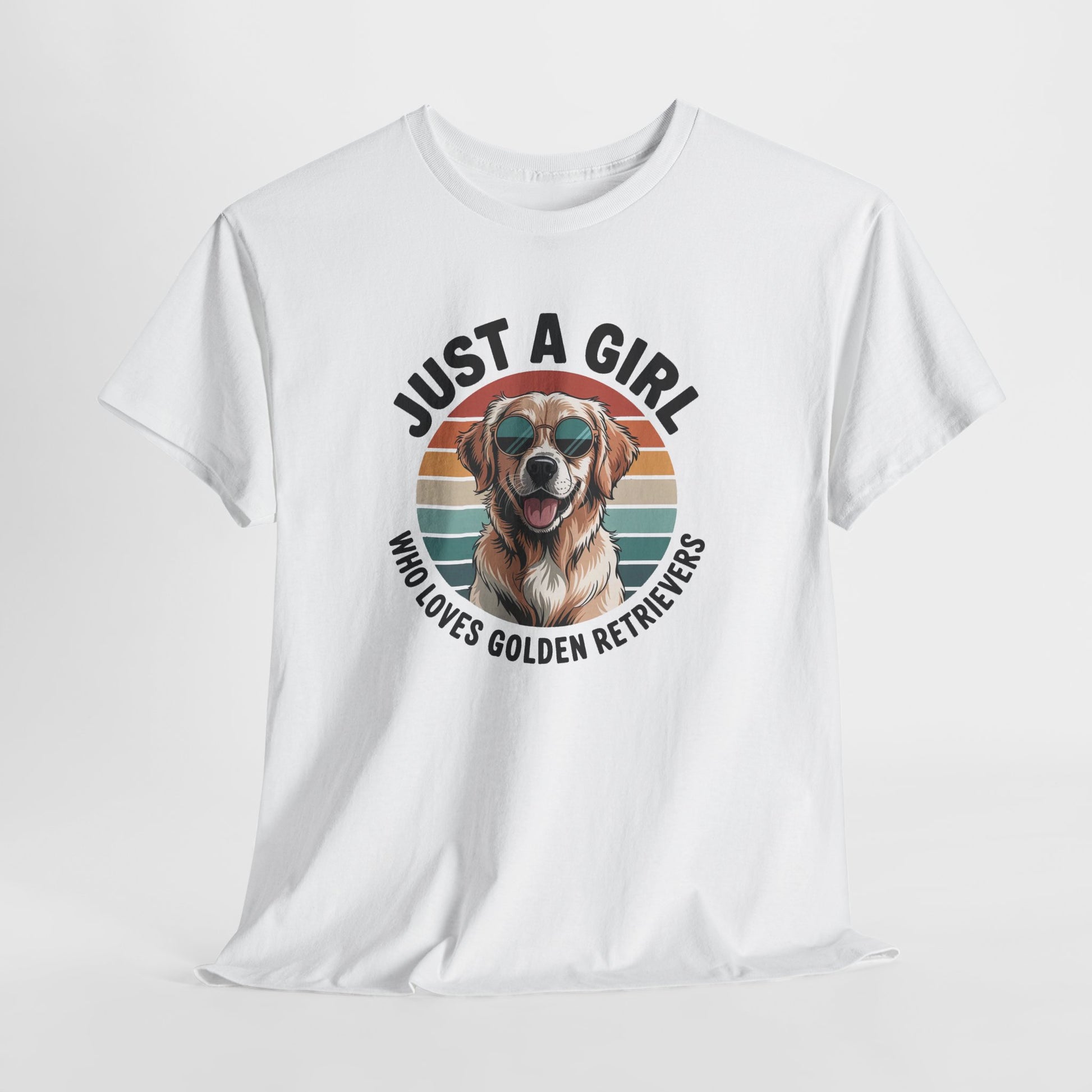 Just a girl who loves golden retrievers t-shirt, additional product view