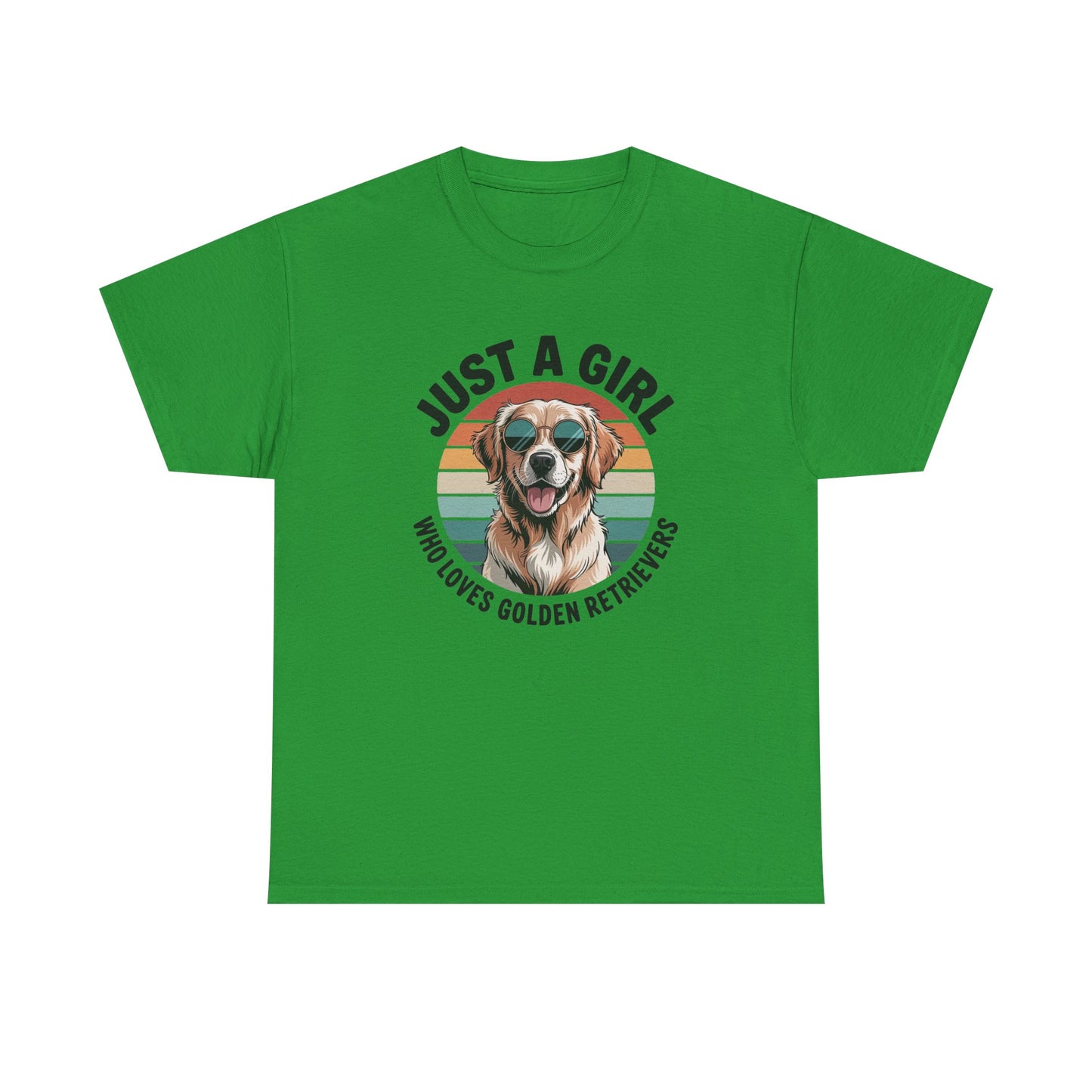 Just a girl who loves golden retrievers t-shirt, additional product view
