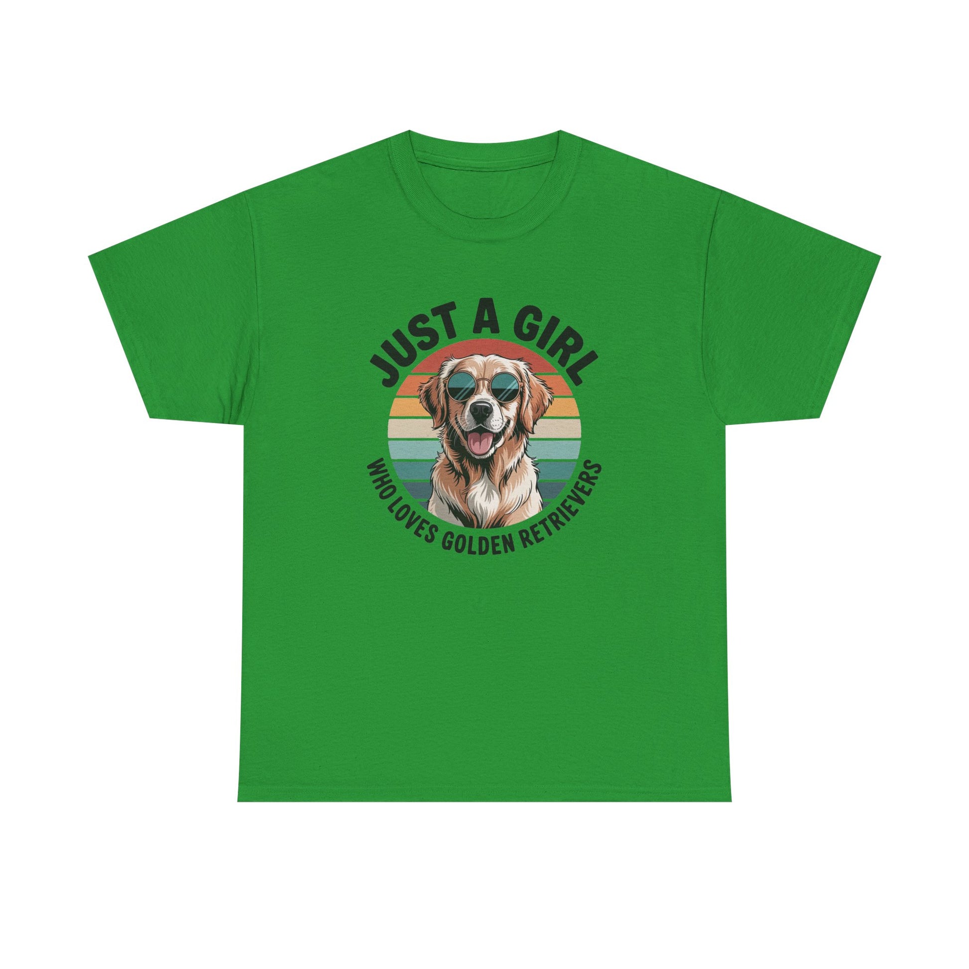Just a girl who loves golden retrievers t-shirt, additional product view
