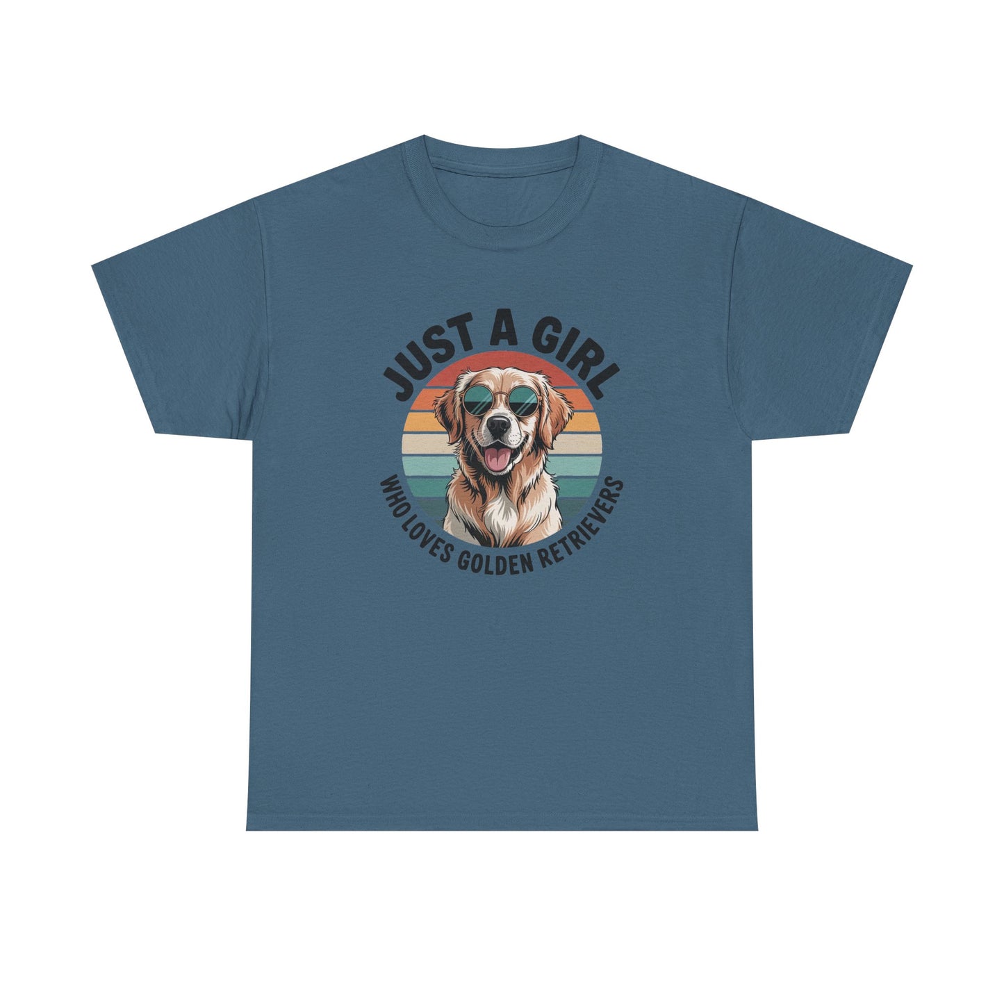 Just a girl who loves golden retrievers t-shirt, additional product view