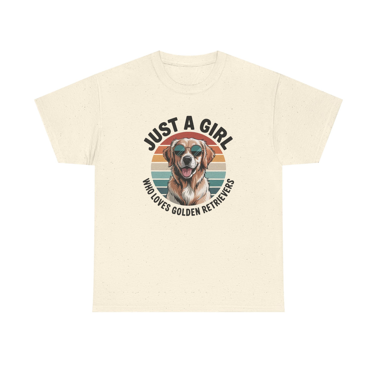 Just a girl who loves golden retrievers t-shirt, additional product view