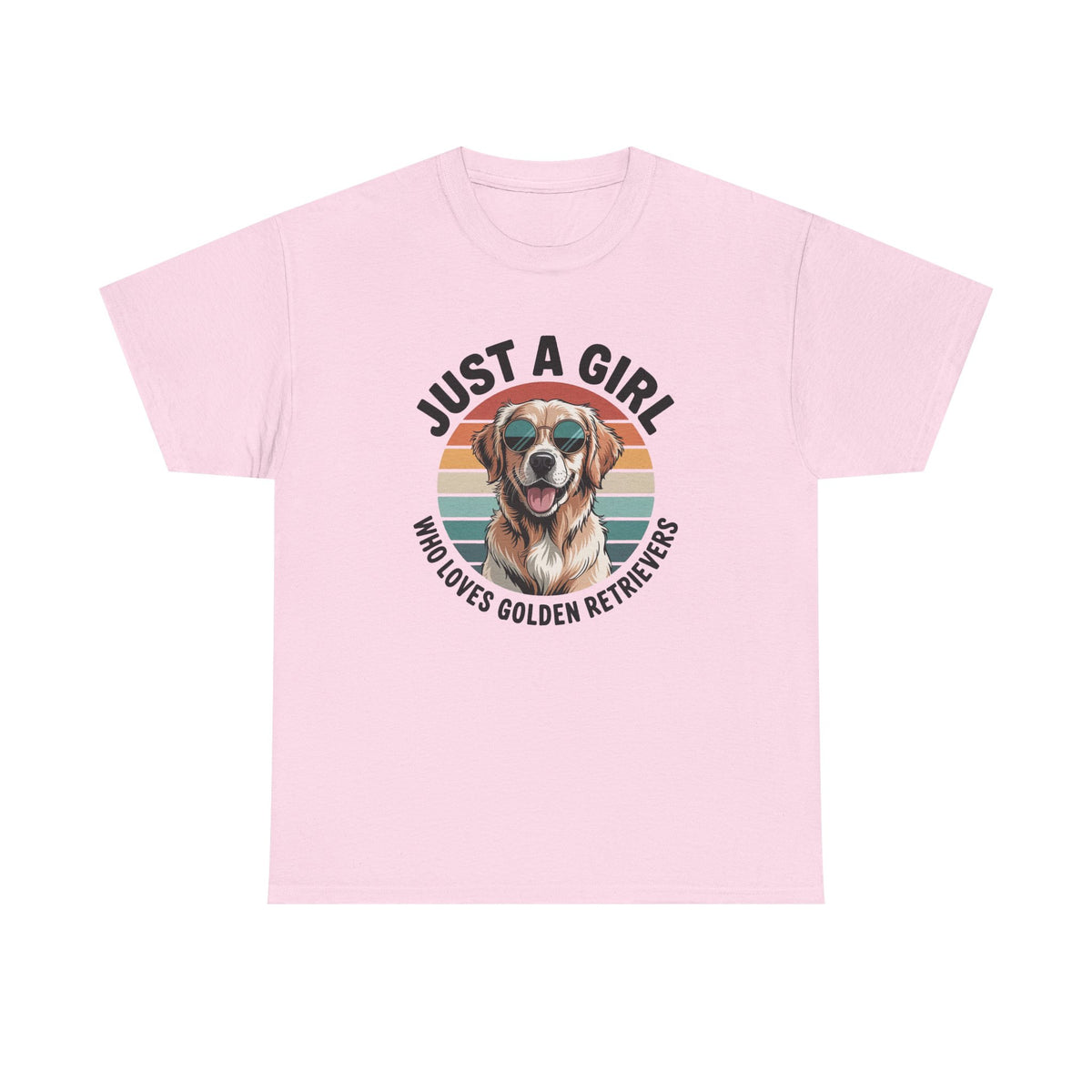 Just a girl who loves golden retrievers t-shirt, additional product view