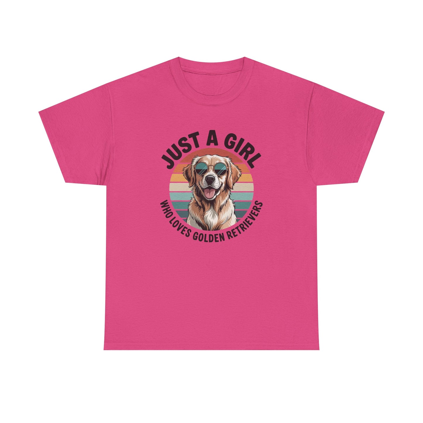 Just a girl who loves golden retrievers t-shirt, additional product view