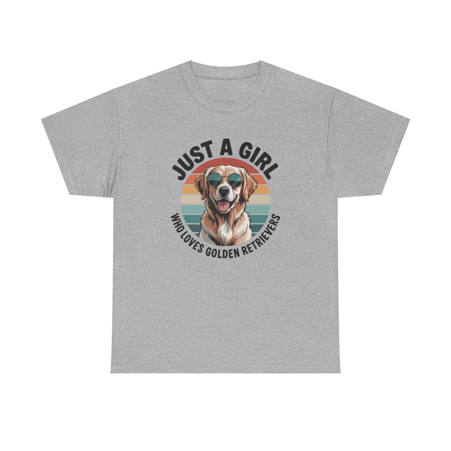 Just a girl who loves golden retrievers t-shirt, additional product view