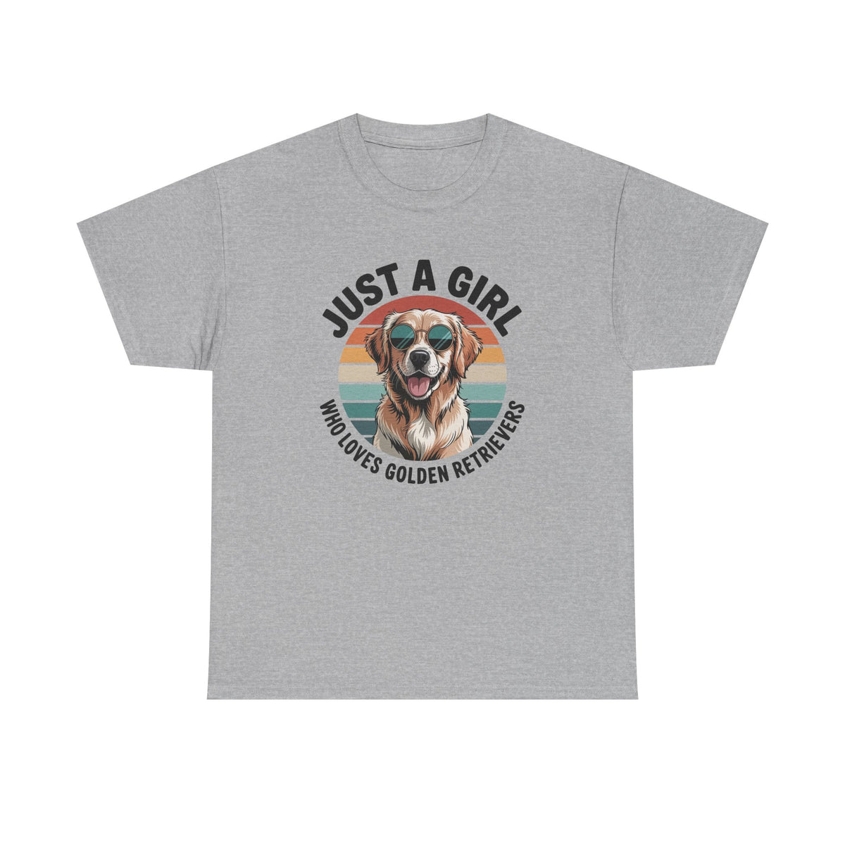 Just a girl who loves golden retrievers t-shirt, additional product view