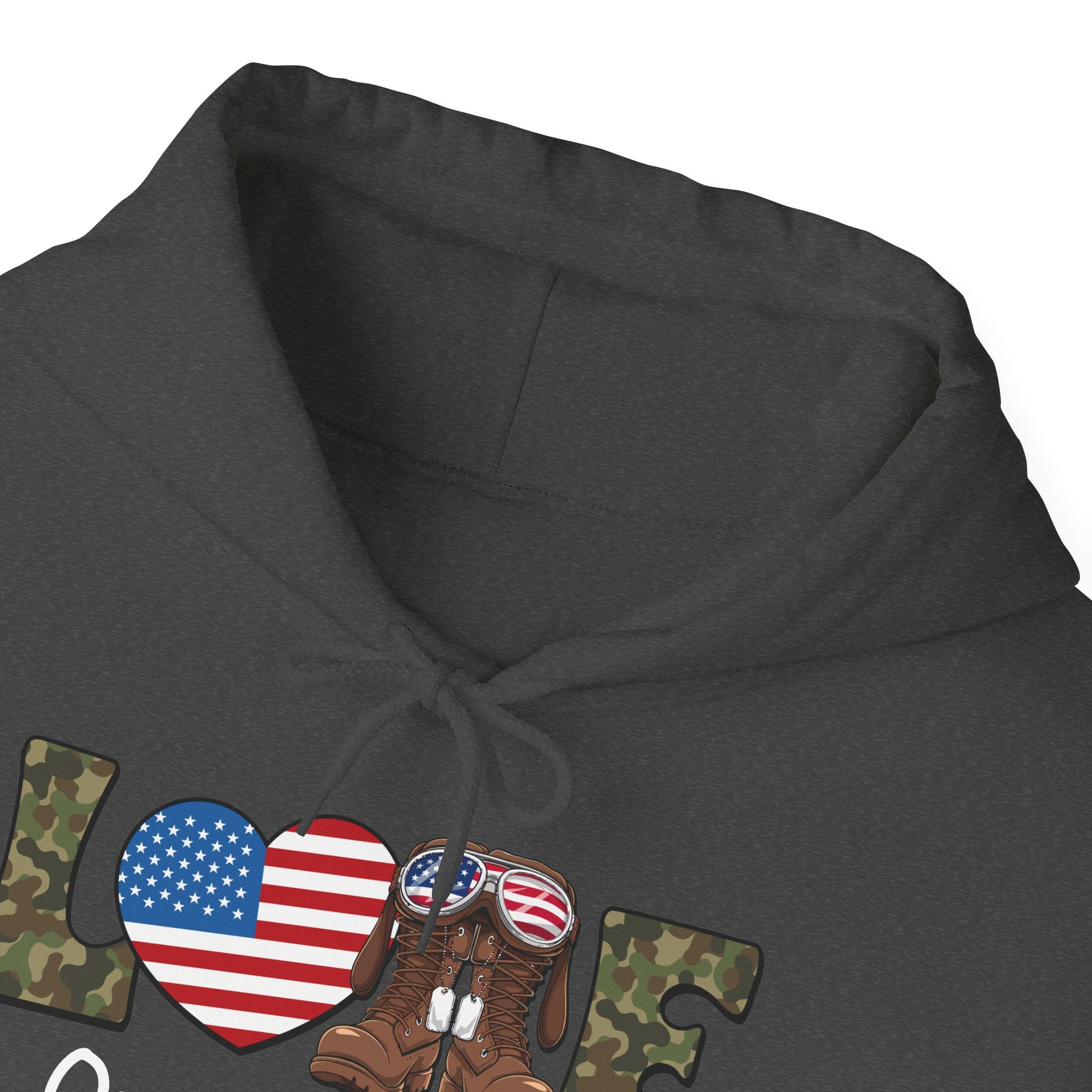 Love our veteran hoodie, additional product photo