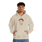 Man wearing the Mama Claus Hoodie